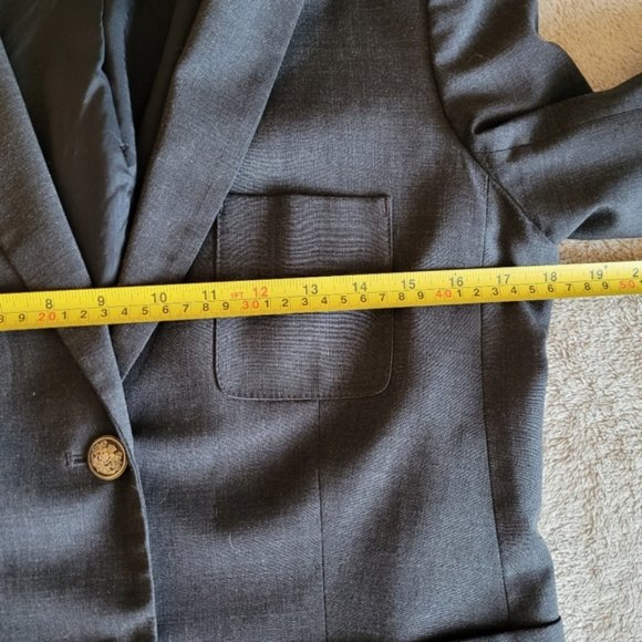 Aritzia Black Blazer with Gold Buttons - Picture 7 of 16